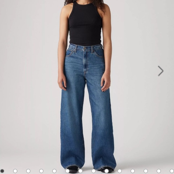 CINCH BAGGY WOMEN'S JEANS Classic Blue Wide-Leg Jeans - Picture 4 of 6